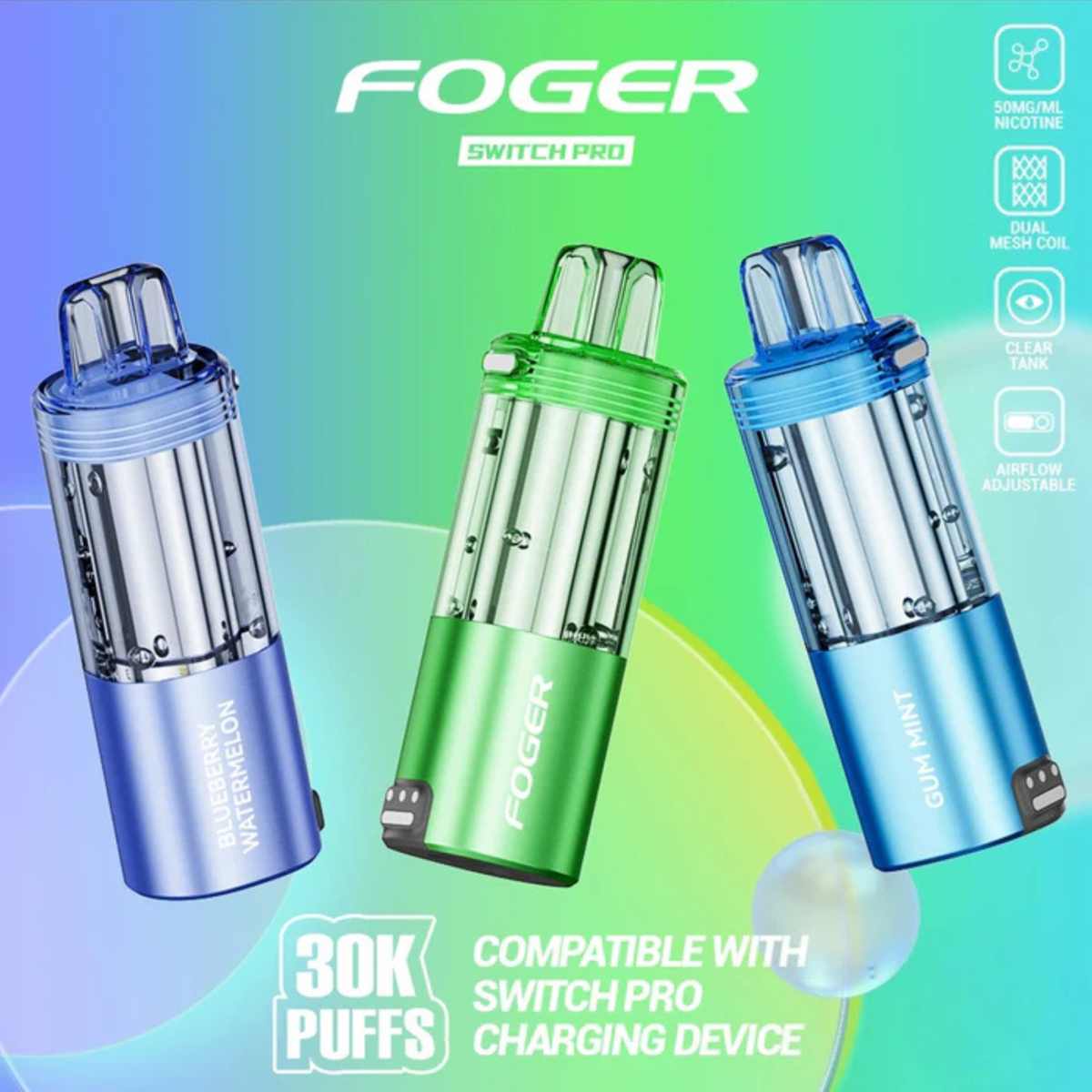 FOGER SWITCH PRO POD 30K 5CT {SB2024}