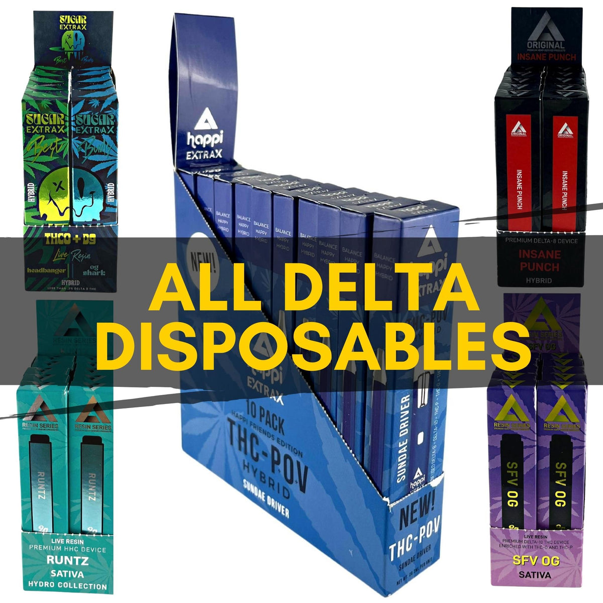 ALL DELTA DISPOSABLES