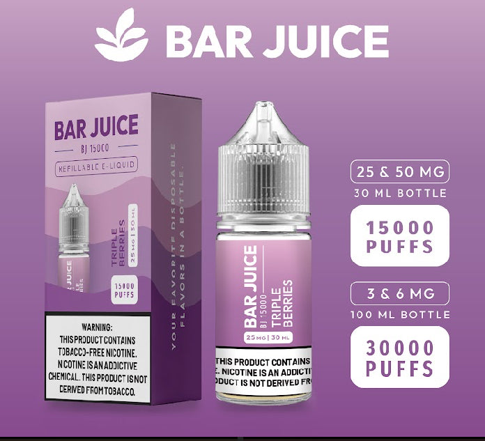 BAR JUICE 100ML 3MG