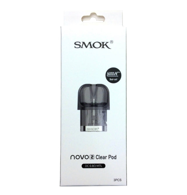 SMOK NOVO CLEAR PODS o.6 mesh 3PK