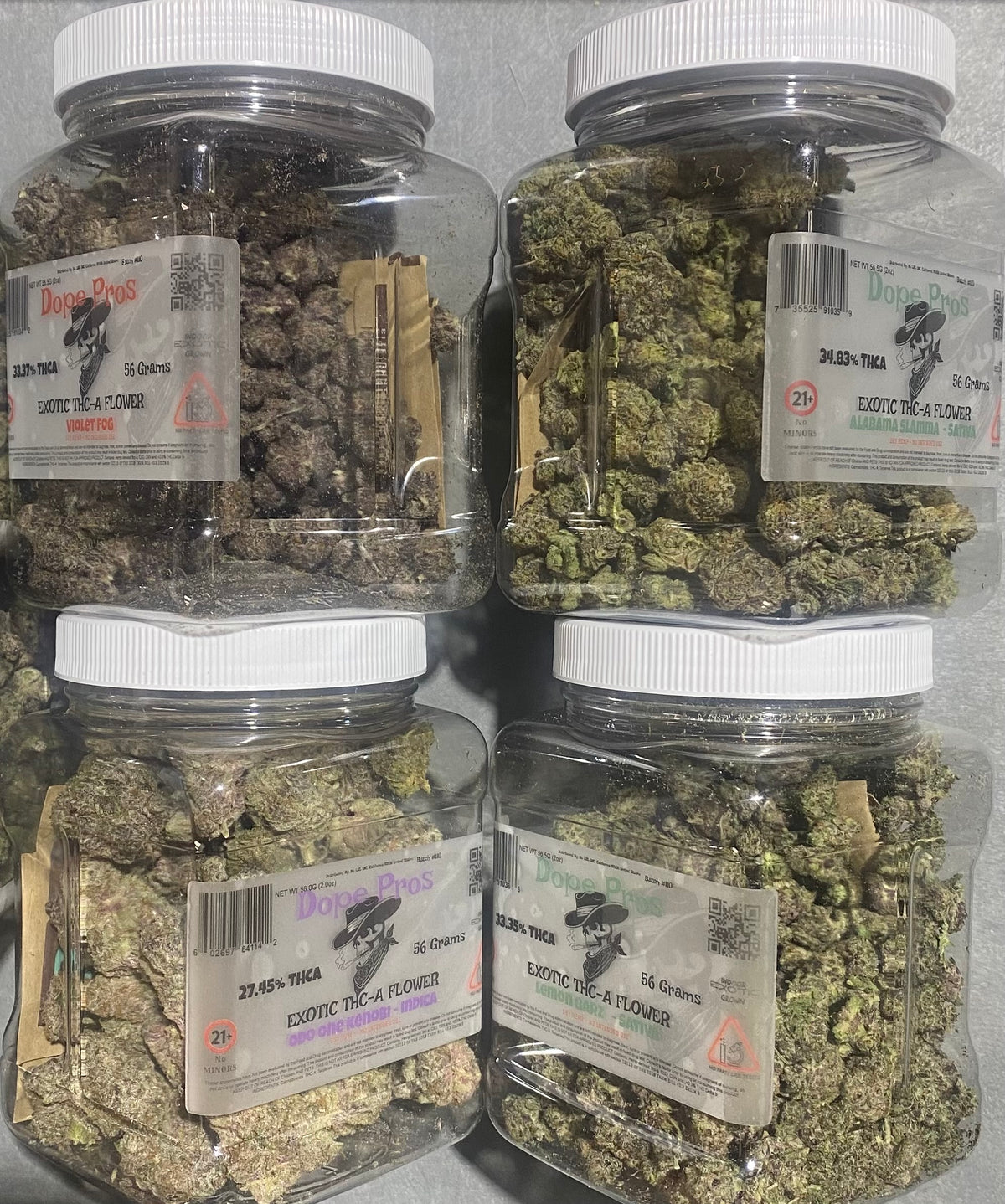 DOPE PROS EXOTIC 56G FLOWER