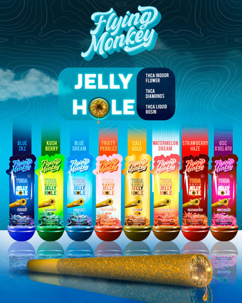 Flying Monkey THC-A Rosin Jelly Hole 1.65g x 2pk, 10ct