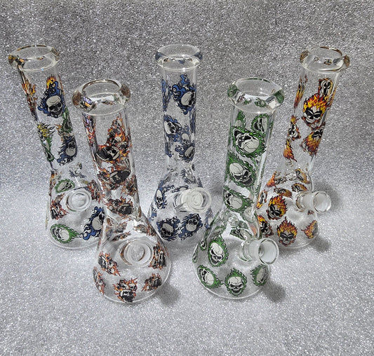 CH FIERY SKULL 10"