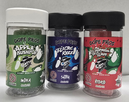 DOPE PROS LIVE ROSIN GUMMIES 10CT