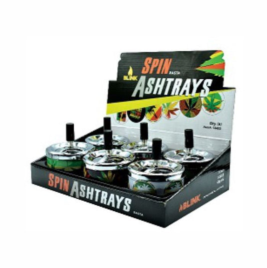 BLINK SPIN ASHTRAYS 6CT